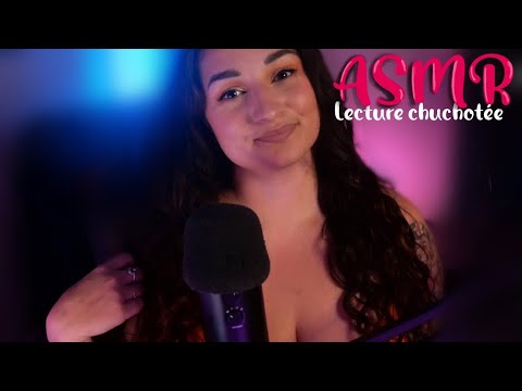 ASMR FRANÇAIS : JE T’ENDORS QU’AVEC MA VOIX 🥰 (lecture chuchotée)