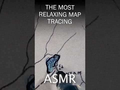 The Most Relaxing Vintage Map Tracing on YouTube (Pure ASMR)