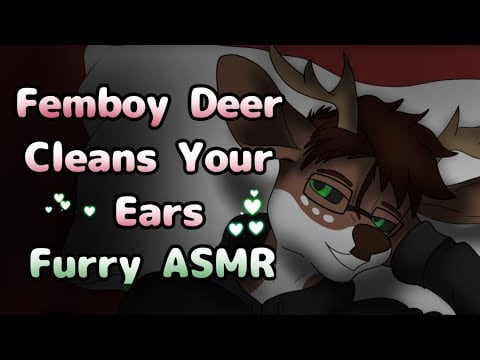 [Furry ASMR] Soft Femboy Deer Cleans Your Ears (And Cuddles You To Sleep)