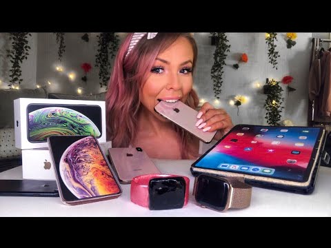 ASMR EDIBLE APPLE MAC PRODUCTS (FAKE) IPHONE X, IPAD, APPLE WATCH MUKBANG 먹방 EATING SHOW PRANK