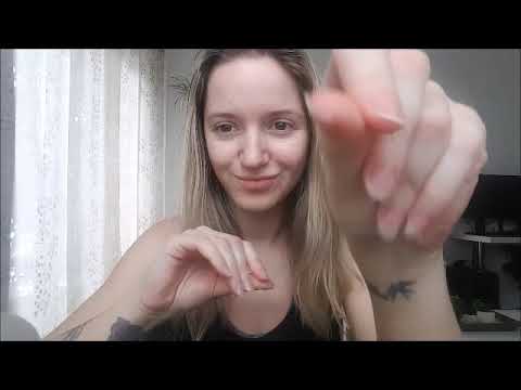 ASMR pure hand sounds and movements + tongue clicking   no talking