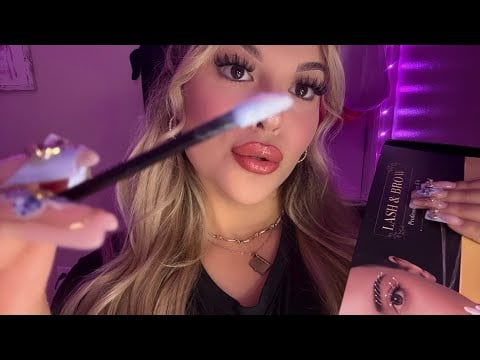 ASMR | Detailed Eyebrow Lamination Appointment 🪞✨(Realistic RP) Shaping, Brushing, Etc. 