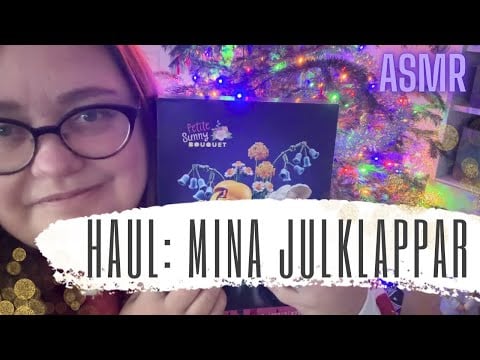 ASMR på svenska: Min julklapps-haul 2025 ❤️🎄✨