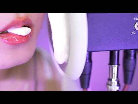 ASMR Chewing Gum Close to Your Ears 🎧💨 | Miamiamia~ Ultimate Tingle Trigger #ASMR #SleepAid