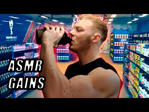 ASMR To give you Gains | Fitness Supplement Store | Whisper - Soft Spoken - Tapping