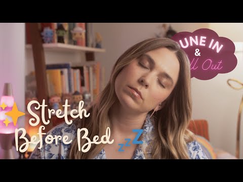 Sleep Like a Baby😴 Soothing ASMR Lotion Sounds & Guided Bedtime Stretching 🌙✨