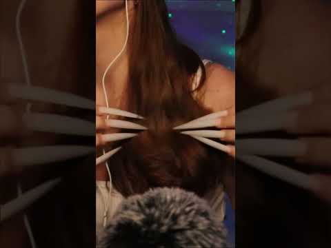 ASMR | Hairplay with XXL Nails #asmr #relax #asmrtriggers #tingles #sleep #asmrvideos #asmrshorts