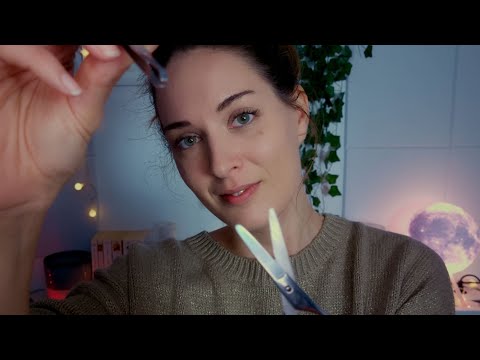 ASMR | Cutting, Plucking, Tweezing Away Your Stress & Anxiety | Stress Relief