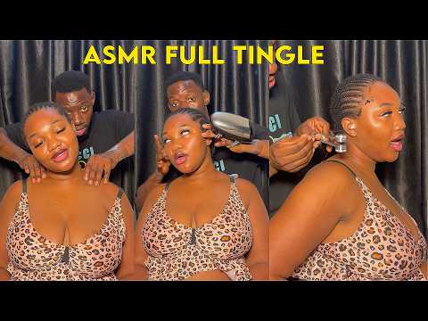 ASMR💫AGGRESSIVE HEAD SCALP SCRATCH, EAR CLEANING MASSAGE  & BONE CRACKING 4 DEEP SLEEP & RELAXATION