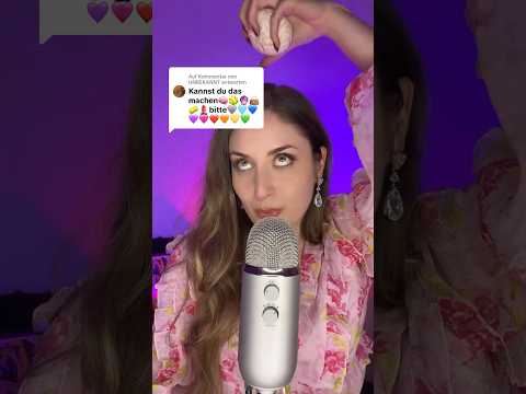 ASMR Deutsch Emoji Challenge | Interactive ASMR Short #asmr #emojichallenge #asmrshorts #asmrdeutsch