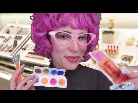 ASMR - Frenchy Does your Paper Makeup at Bloomingdales (Layered)