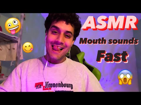 Fast and aggressive mouth sounds || ASMR largo || Visual