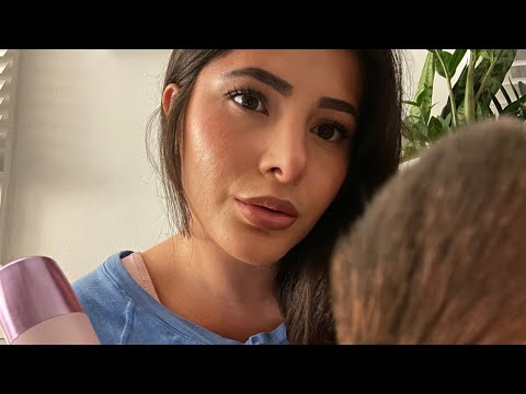 ASMR Bestie Does Your Skincare & Makeup (Roleplay) *Gossip/Comforting*