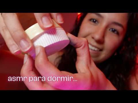 asmr tocando tu carita ✨ (susurros y sonidos muuuuy cerca)