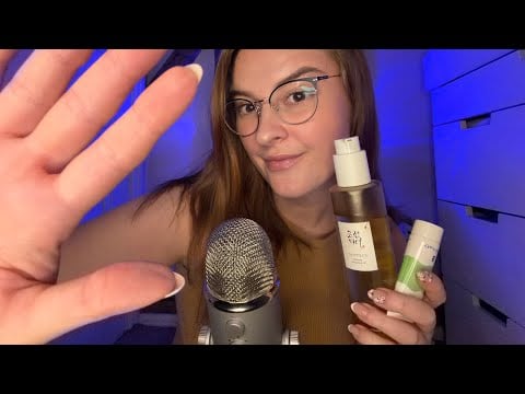 ASMR Taking Care of You 💗 Hair Brushing, Skincare & Tweezing (Personal Attention)