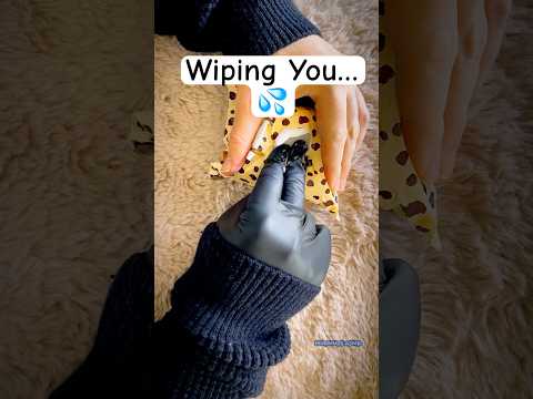 Wiping You by My Hands #asmr #relaxingsounds #personalattention #fy #fypシ゚viral #foryou