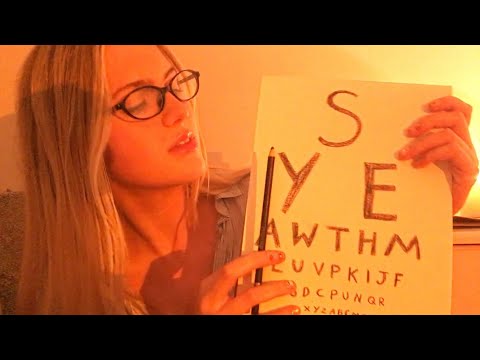 asmr soft spoken cranial nerve exam 💕