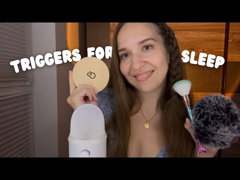 ASMR Triggers For Sleep 😴 | No Talking (Fluffy Mic, Mic Brushing, Textured Scratching, Hand Sounds)