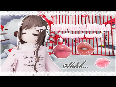 ꒰ roblox asmr 🌸꒱ telling you an UNINTELLIGIBLE STORY ♡ cozy whispers you can't hear!