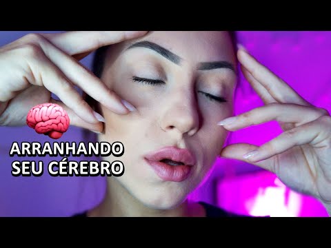 ASMR: ASMR MASSAGEM INTENSA NA CABEÇA - ARRANHANDO SEU CÉREBRO!