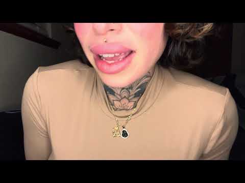 ASMR shirt scratching and showing you my new tattoo