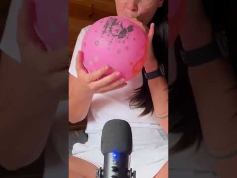 ASMR #pink #balloon #shorts 🎈