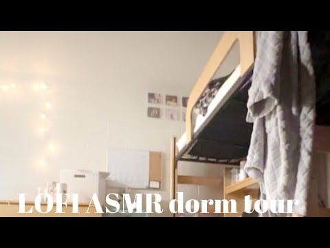 LOFI ASMR dorm room tour!! (highly requested & very tingly)