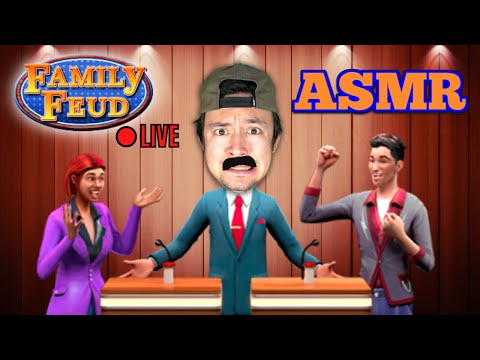 🔴 Family Feud ASMR LIVE 👏: NFL Playoff Predictions, New Salt & Pepper ASMR Trigger, Pokemon Energy