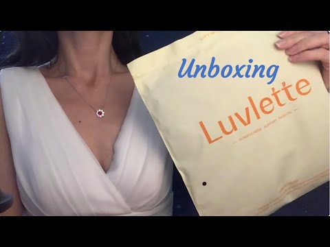 ASMR * Unboxing cocooning Luvlette