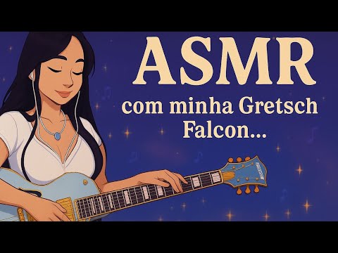 ASMR Guitar Tapping🎸Falcon Limited Crème de Marine  | Gretsch Guitars