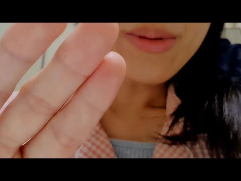 ASMR Hand Movement & Tongue Clicking 😴 reiki, pencil writing, yawning, camera touching, whispering