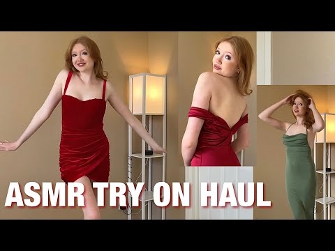 ASMR shein VALENTINE’S DAY TRY ON HAUL