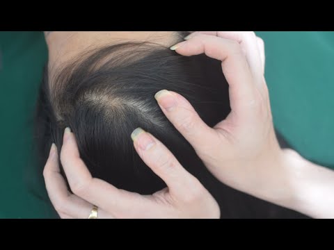 ASMR Head Scratching, Massage Sounds, Real Person Hair Scratch For Stress Relief