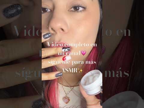 SPIT PAINTING💗✨ ve a ver el video completo 😍🫟 #asmr #relax #mouthwhisper #art #tingles