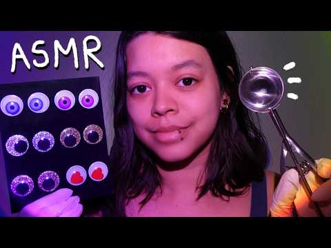 Chirurgie des yeux 👀 | ROLEPLAY ASMR FR (gants, test visuels, clavier, mesure...)