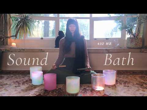 Crystal Alchemy Singing Bowls | 432 hz Healing Frequencies ✨ Relaxing Sound Bath to Cleanse Energy