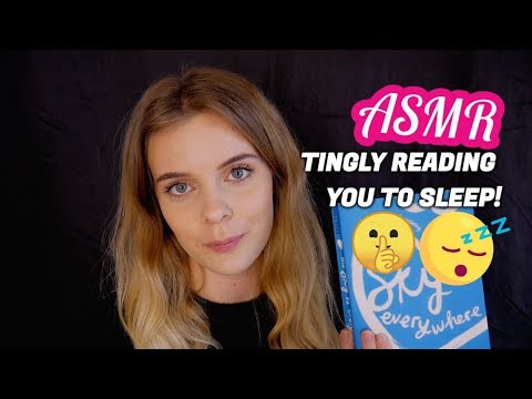 ASMR Tingly Ear-To-Ear Reading You To Sleep - Whispered