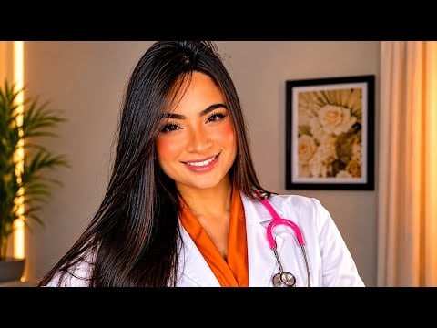 ASMR:GINECOLOGISTA FAZENDO SEU PAPANICOLAU! 🎀