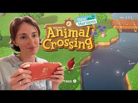 ASMR soft spoken ACNH cozy gaming 🎮 controller clicks for relaxing and sleep 💤😴