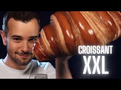 ASMR – Le plus gros croissant de Paris 🥐 (ultra croustillant)