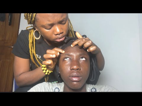 ASMR RELAXING FACE TOUCHING AND NITPICKING FOR DEEP SLEEP 😴 