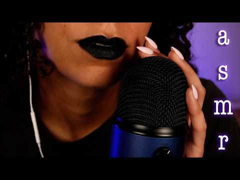 ASMR | MOUTH SOUNDS + Up Close Hand Movements (w/ close whispers)