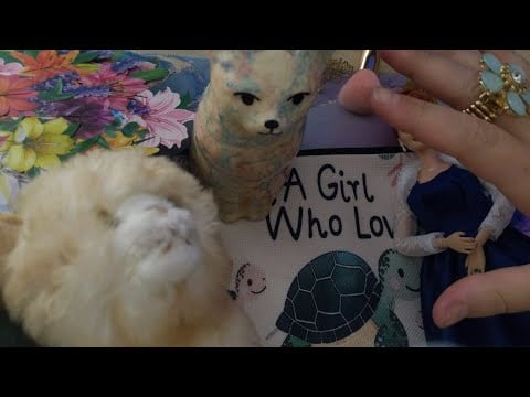 ASMR Personal Attention to objects  (wet mouth sounds, whisper) 💕