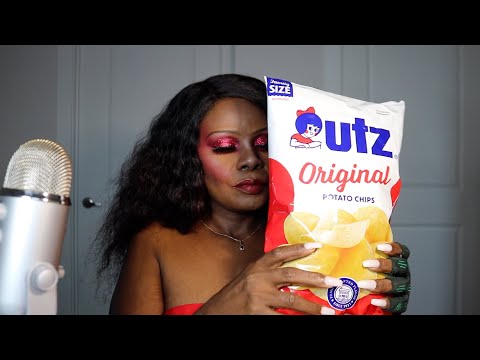 Sqeezing Utz Chip Bag ASMR Sounds