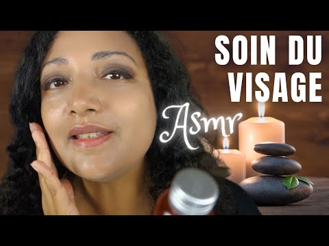 ASMR spa 🌿🌼 soin du visage au charbon actif + massage 💤 Roleplay  Frissons intenses pour dormir