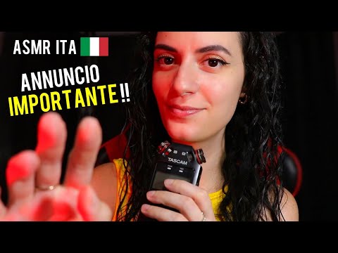 ASMR ITA Sussurri vicinissimi + ANNUNCIO IMPORTANTE!! (@ELASMRIta 🥳)