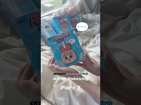 【Part 1】 Soooo cute🥰 #unboxing #asmr #crybaby #powerpuffgirls #popmart