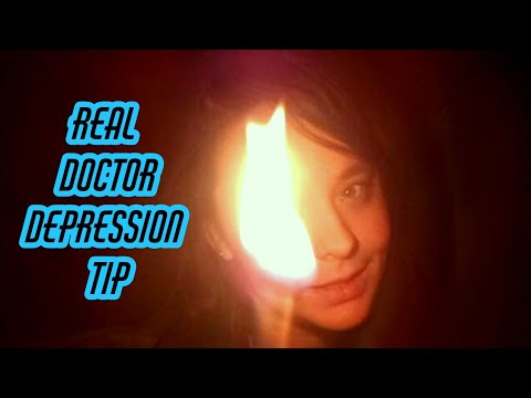 ASMR 🔥 Burn your negative thoughts! Real doctor depression self-care. ASMR.