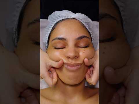 ASMR: Relaxing ACNE REMOVAL Facial Massage for Glowing Skin #shorts