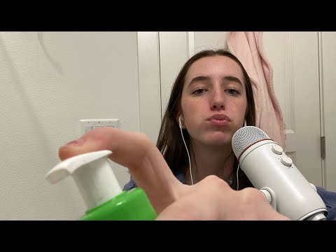 Asmr doing your skincare🧖‍♀️